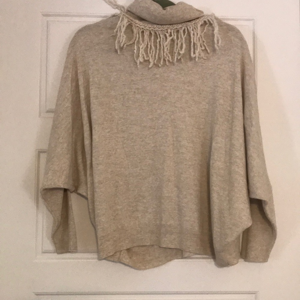 Fringed sweater